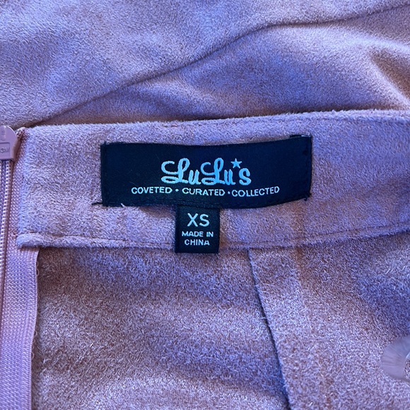 Lulus Shenandoah Mauve Suede Mini Skirt - Picture 5 of 6